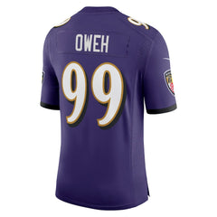 Baltimore Ravens Nike Odafe Oweh Vapor Limited Jersey
