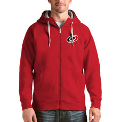 Carolina Hurricanes Antigua Logo Victory Full-Zip Hoodie Outlet