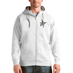 Dallas Stars Antigua Logo Victory Full-Zip Hoodie For Sale