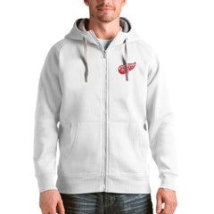 Detroit Red Wings Antigua Logo Victory Full-Zip Hoodie Outlet
