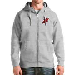 New Jersey Devils Antigua Logo Victory Full-Zip Hoodie On Sale