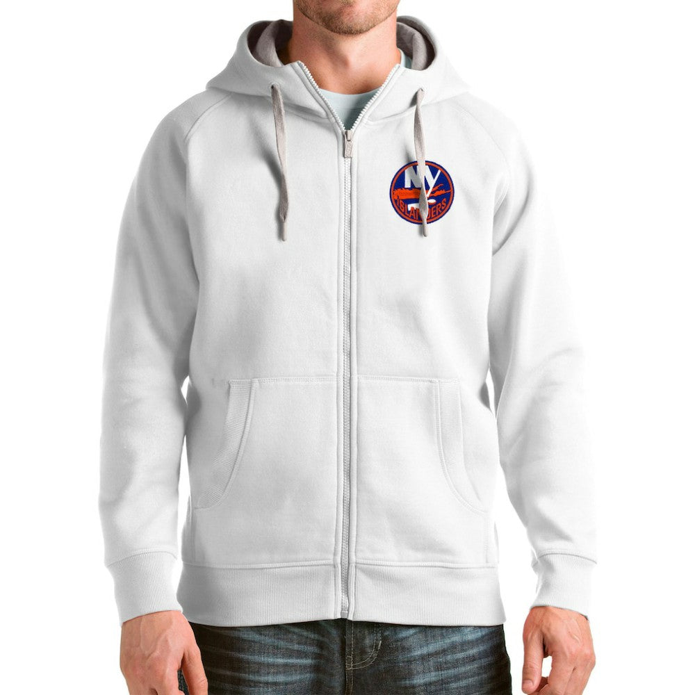New York Islanders Antigua Logo Victory Full-Zip Hoodie Online