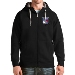 New York Rangers Antigua Logo Victory Full-Zip Hoodie On Sale