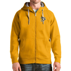 Pittsburgh Penguins Antigua Logo Victory Full-Zip Hoodie For Sale