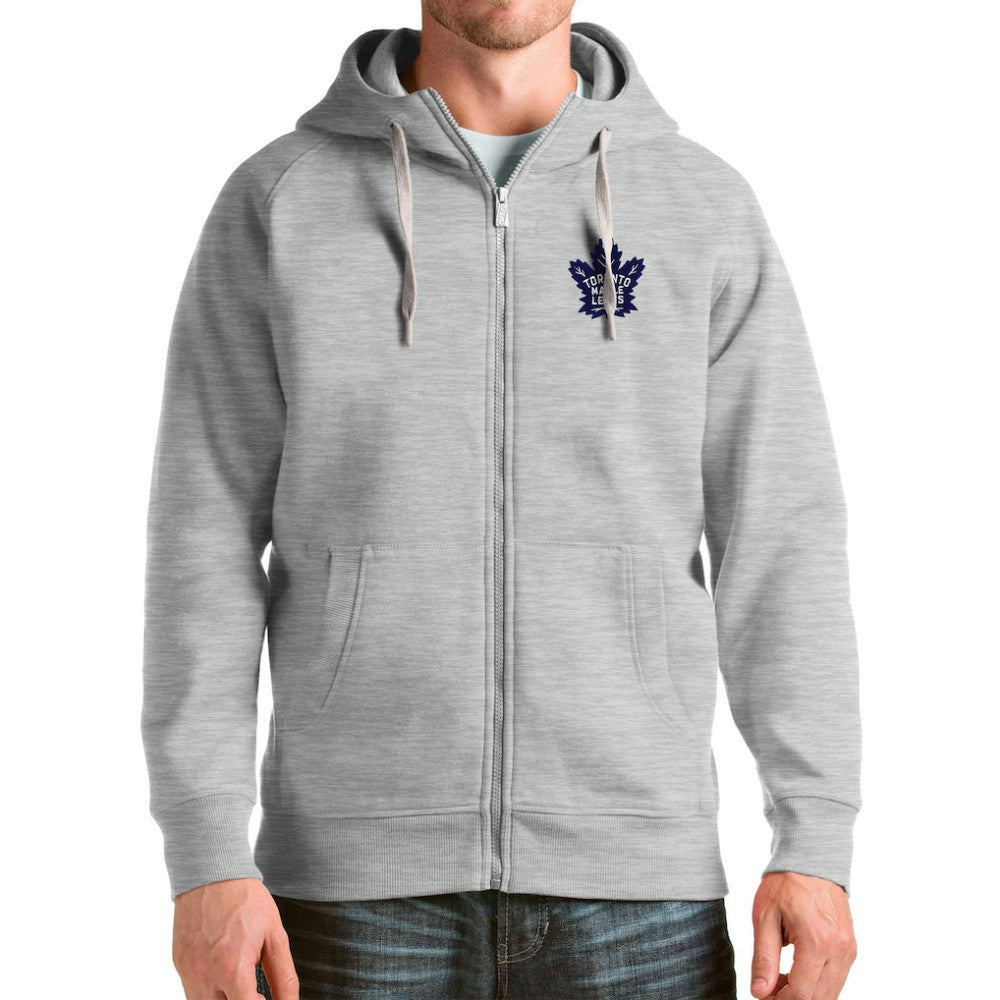 Toronto Maple Leafs Antigua Logo Victory Full-Zip Hoodie For Sale