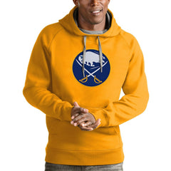 Buffalo Sabres Antigua Logo Victory Pullover Hoodie Online