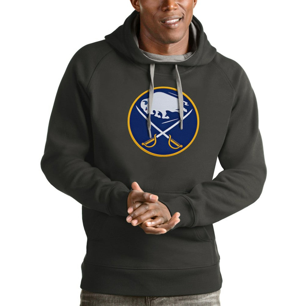 Buffalo Sabres Antigua Logo Victory Pullover Hoodie Sale
