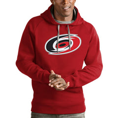 Carolina Hurricanes Antigua Logo Victory Pullover Hoodie Discount