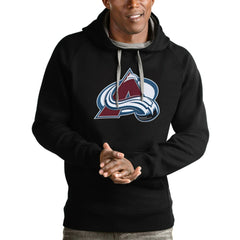 Colorado Avalanche Antigua Logo Victory Pullover Hoodie Outlet
