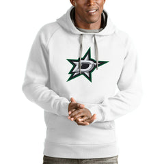 Dallas Stars Antigua Logo Victory Pullover Hoodie On Sale
