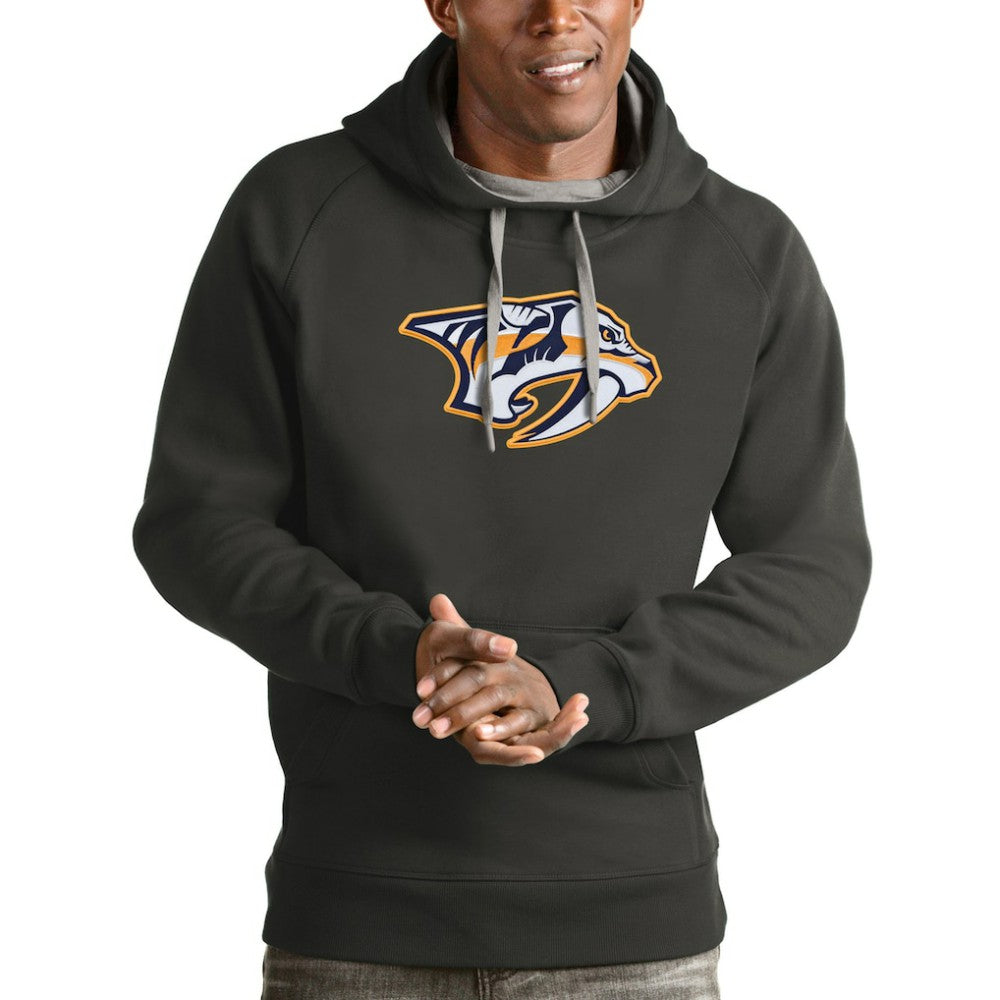 Nashville Predators Antigua Logo Victory Pullover Hoodie Discount
