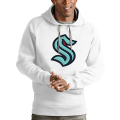 Seattle Kraken Antigua Logo Victory Pullover Hoodie Online