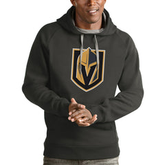 Vegas Golden Knights Antigua Logo Victory Pullover Hoodie Outlet
