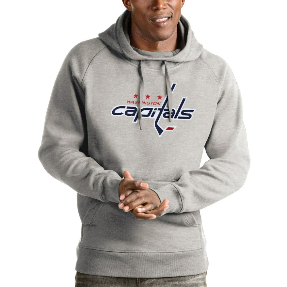 Washington Capitals Antigua Logo Victory Pullover Hoodie Discount
