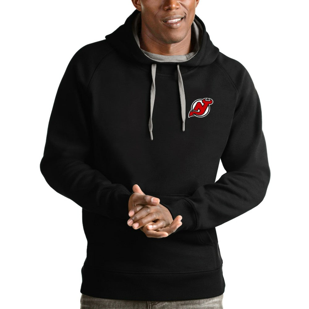New Jersey Devils Antigua Team Victory Pullover Hoodie Sale
