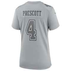Dallas Cowboys Nike Dak Prescott Women's Atmosphere Fashion Game Jersey