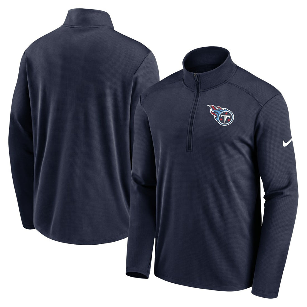 Tennessee Titans Nike Logo Pacer Performance Half-Zip Jacket