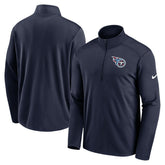 Tennessee Titans Nike Logo Pacer Performance Half-Zip Jacket