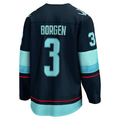 Will Borgen Seattle Kraken Fanatics Home Breakaway Player Jersey For Sale