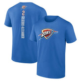 Shai Gilgeous-Alexander Oklahoma City Thunder Playmaker Name & Number T-Shirt Outlet