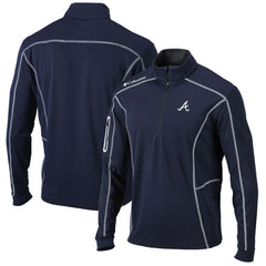Atlanta Braves Columbia Shotgun Omni-Wick Quarter-Zip Pullover Jacket | MLB New