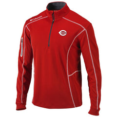 Cincinnati Reds Columbia Shotgun Omni-Wick Quarter-Zip Pullover Jacket | MLB Online