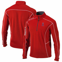 Los Angeles Angels Columbia Shotgun Omni-Wick Quarter-Zip Pullover Jacket | MLB Discount