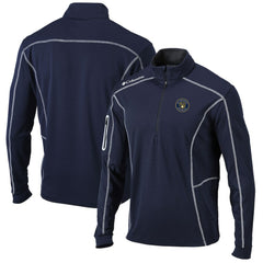 Milwaukee Brewers Columbia Shotgun Omni-Wick Quarter-Zip Pullover Jacket | MLB On Sale