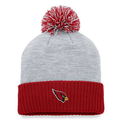 Arizona Cardinals Fanatics Women's Ash Cuffed Knit Hat with Pom