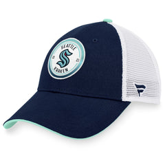 Seattle Kraken Fanatics Iconic Gradient Trucker Snapback Hat Sale
