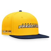 Nashville Predators Fanatics Iconic Color Blocked Snapback Hat On Sale