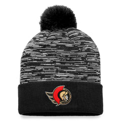 Ottawa Senators Fanatics Defender Cuffed Knit Hat with Pom On Sale