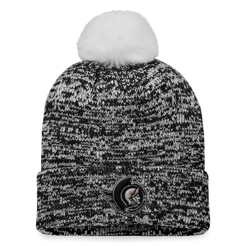 Ottawa Senators Fanatics Women's Glimmer Cuffed Knit Hat with Pom On Sale