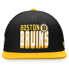 Boston Bruins Fanatics Heritage Retro Two-Tone Snapback Hat On Sale