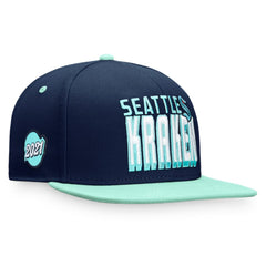 Seattle Kraken Fanatics Heritage Retro Two-Tone Snapback Hat Outlet