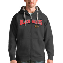 Chicago Blackhawks Antigua Wordmark Victory Full-Zip Hoodie Sale