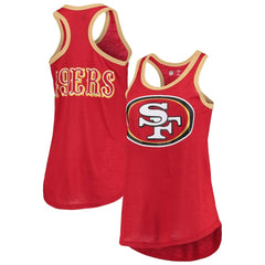 San Francisco 49ers G-III 4Her by Carl Banks Women's Tater Burnout Tank Top