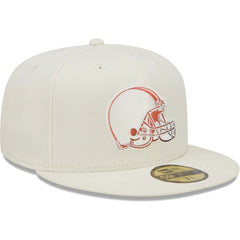 Cleveland Browns New Era Chrome Color Dim 59FIFTY Fitted Hat