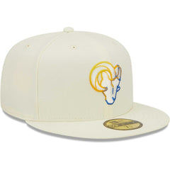 Los Angeles Rams New Era Chrome Color Dim 59FIFTY Fitted Hat