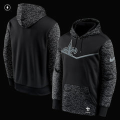 New Orleans Saints Nike RFLCTV Chevron Pullover Hoodie