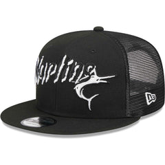 Miami Marlins New Era Street Trucker 9FIFTY Snapback Hat | MLB For sale