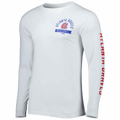 Atlanta Braves Fanatics Pressbox Long Sleeve T-Shirt | MLB Sale