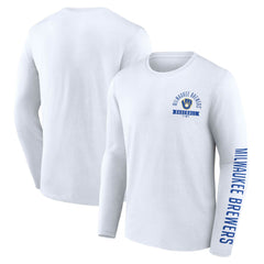Milwaukee Brewers Fanatics Pressbox Long Sleeve T-Shirt | MLB Shop