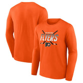 Philadelphia Flyers Fanatics Covert Long Sleeve T-Shirt On Sale