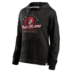 Portland Trail Blazers Women's Full Steam Slub Hoodie T-Shirt On Sale