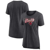 Chicago Bulls Women's True Classics Tri-Blend T-Shirt sale New
