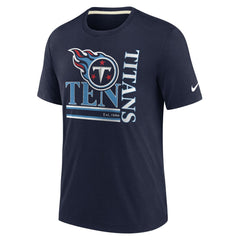 Tennessee Titans Nike Wordmark Logo Tri-Blend T-Shirt