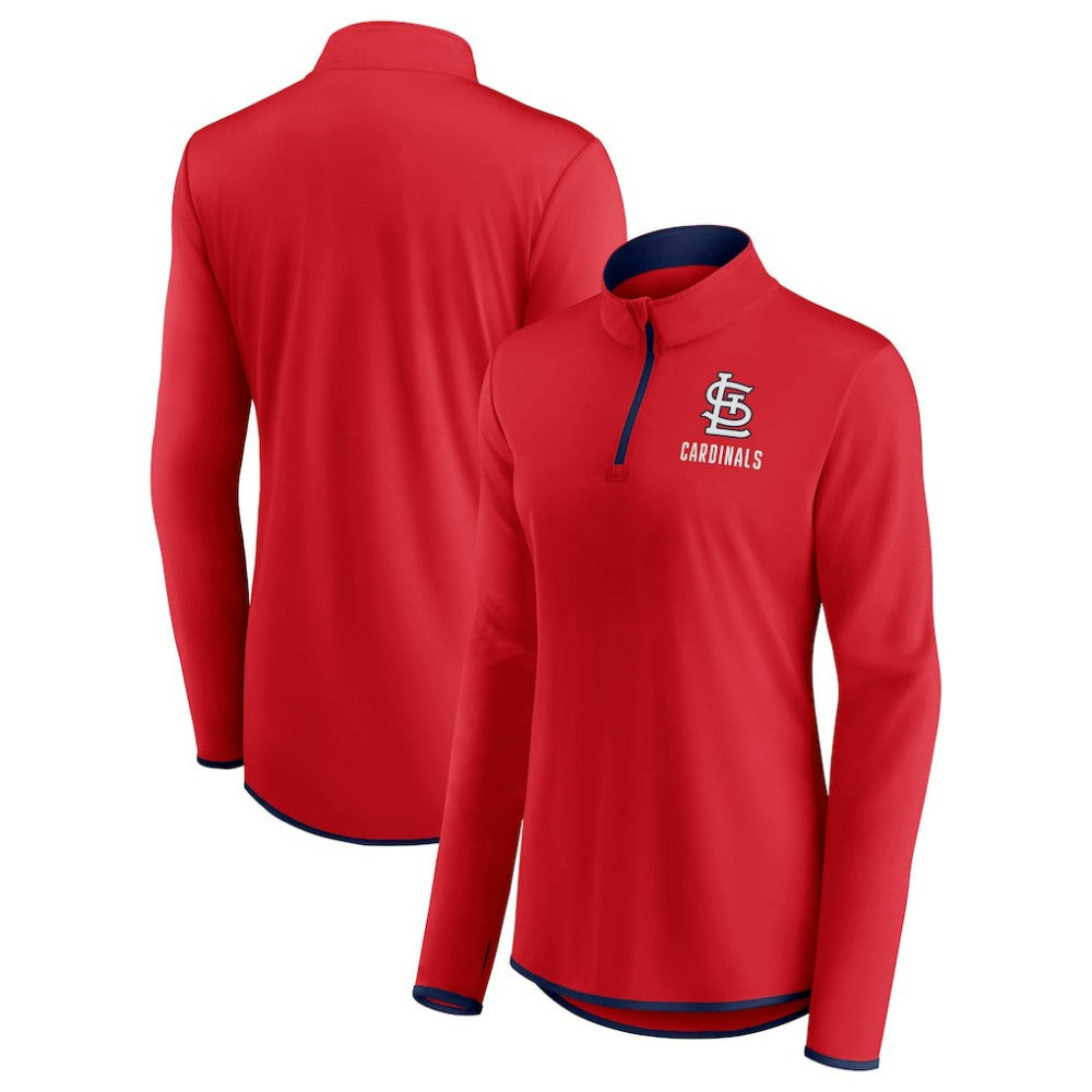 St. Louis Cardinals Fanatics Women's Worth The Drive Quarter-Zip Jacket | MLB Sale