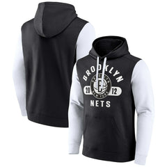 Brooklyn Nets Attack Colorblock Pullover Hoodie Online