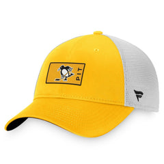 Pittsburgh Penguins Fanatics Authentic Pro Trucker Snapback Hat Outlet